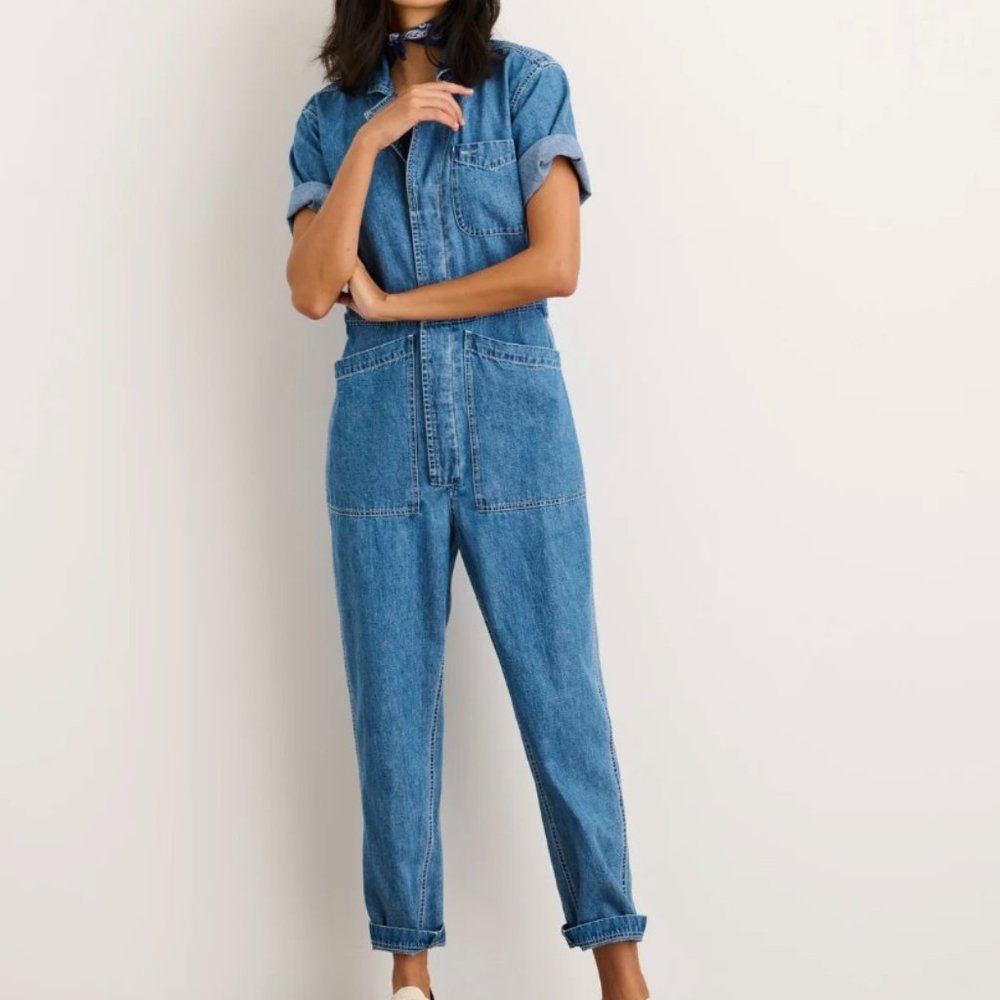 Alex Mill Standard Short Sleeve Jumpsuit